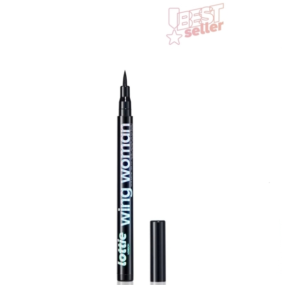 Lottie London Wing Woman Precision Felt Tip Liquid EyeLiner - Picture 3 of 7